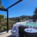 Willa La Bohem'azur Golfe St Tropez 170m2 5 Piscine Magnifique Vue Degagee Deco Boheme Chic