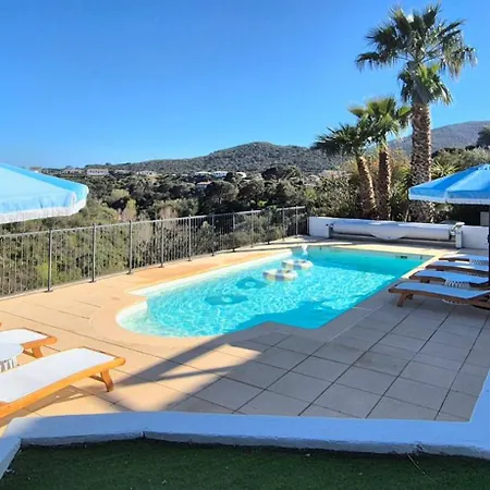 Villa La Bohem'azur Golfe St Tropez 170m2 5 Piscine Magnifique Vue Degagee Deco Boheme Chic Sainte-Maxime
