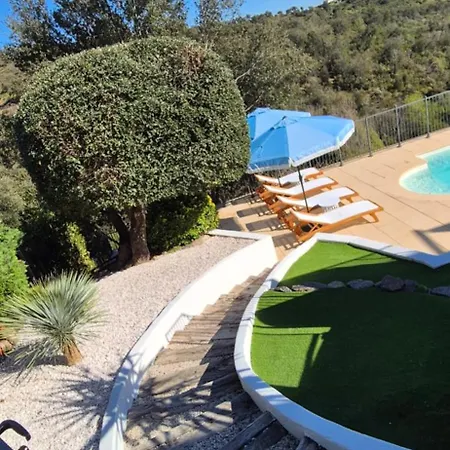 La Bohem'azur Golfe St Tropez 170m2 5 Piscine Magnifique Vue Degagee Deco Boheme Chic *