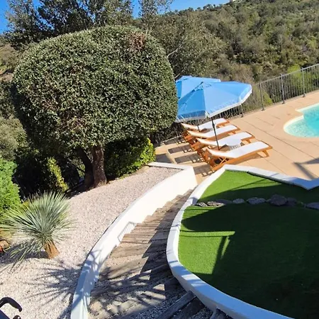 La Bohem'azur Golfe St Tropez 170m2 5 Piscine Magnifique Vue Degagee Deco Boheme Chic Villa Sainte-Maxime