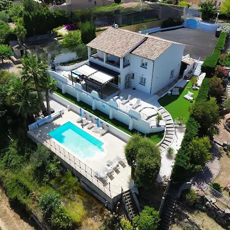 La Bohem'azur Golfe St Tropez 170m2 5 Piscine Magnifique Vue Degagee Deco Boheme Chic *