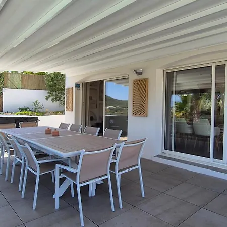 La Bohem'azur Golfe St Tropez 170m2 5 Piscine Magnifique Vue Degagee Deco Boheme Chic Sainte-Maxime