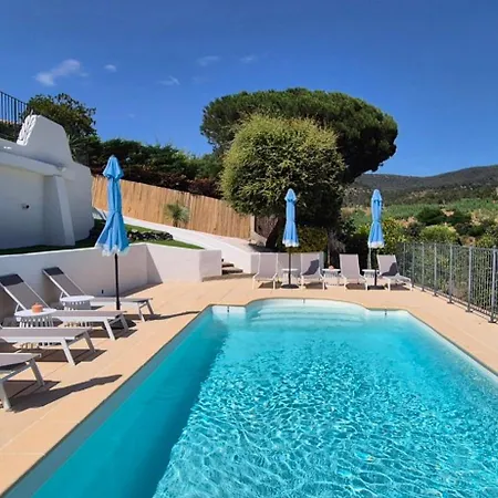 La Bohem'azur Golfe St Tropez 170m2 5 Piscine Magnifique Vue Degagee Deco Boheme Chic *