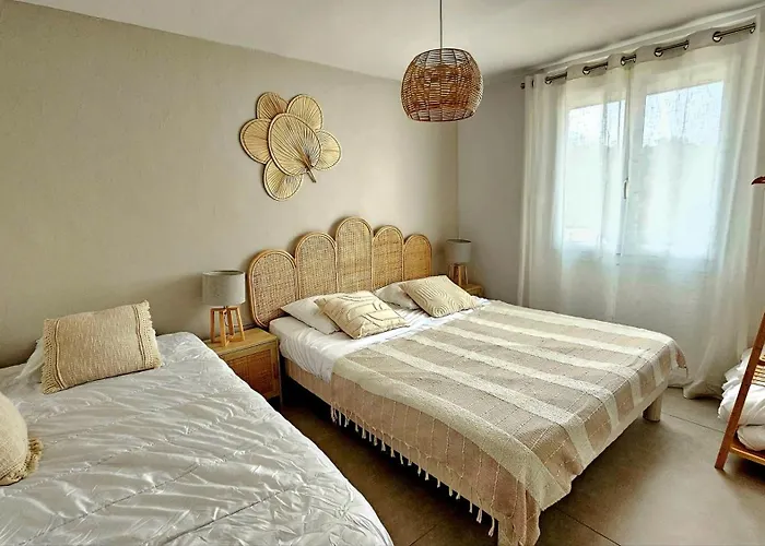 La Bohem'azur Golfe St Tropez 170m2 5 Piscine Magnifique Vue Dégagée Déco Bohème Chic Villa Sainte-Maxime